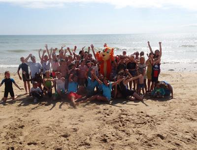 tienerclub aan het strand van Saint-Jean-de-Monts