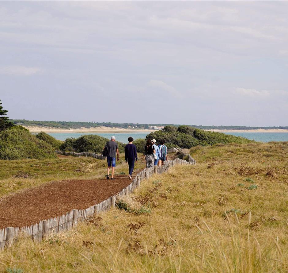 Wandelen in de buurt van de 3-sterrencamping Les Sirènes in Saint-Jean-de-Monts 