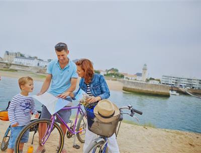 Fietspaden in Saint Jean de Monts in de Vendée in de buurt van de 3-sterren camping Les Sirènes