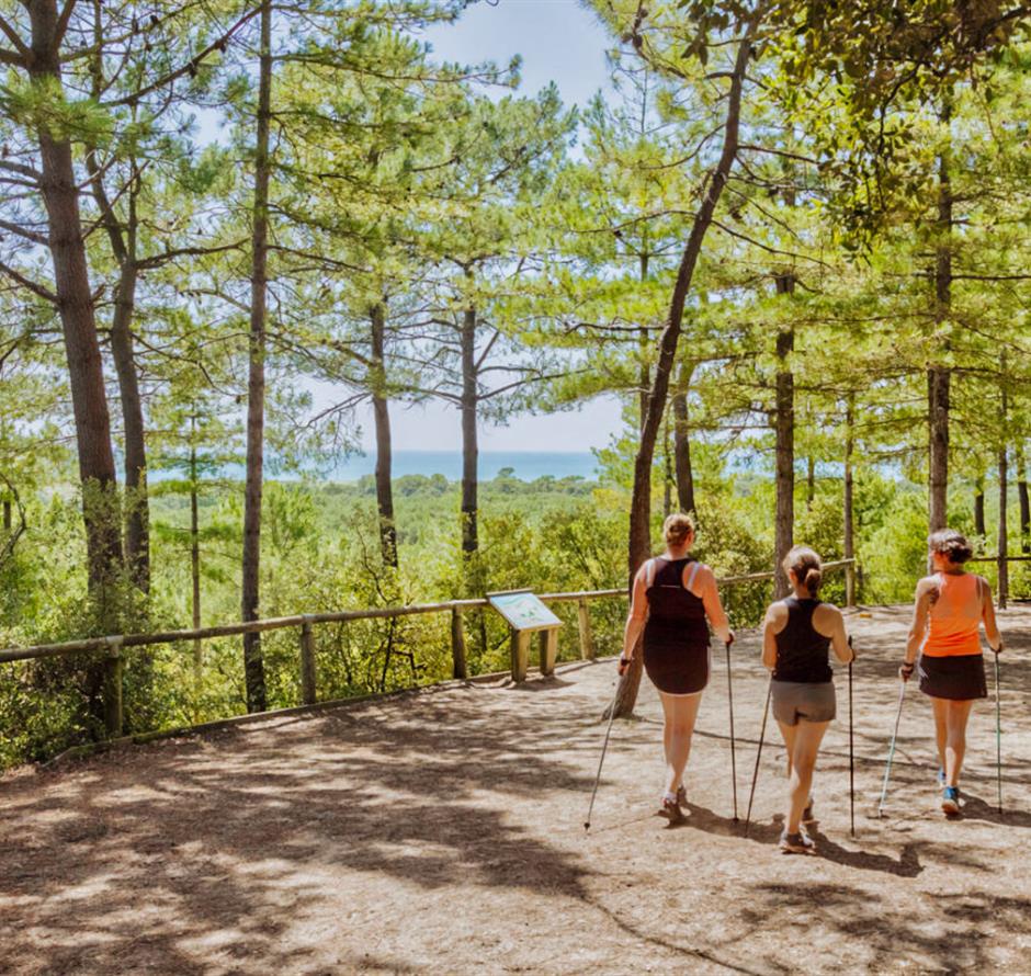 Nordic walking-route Saint-Jean-de-Monts in de Vendée nabij de 3-sterren camping Les Sirènes 