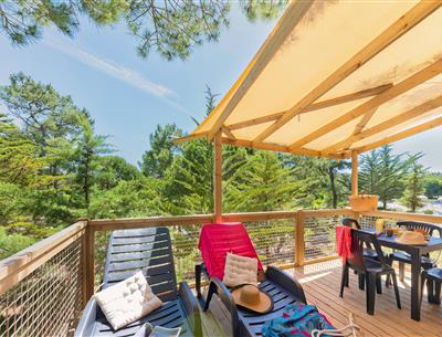 Cottage terras 2-3 pers 4 bloemen