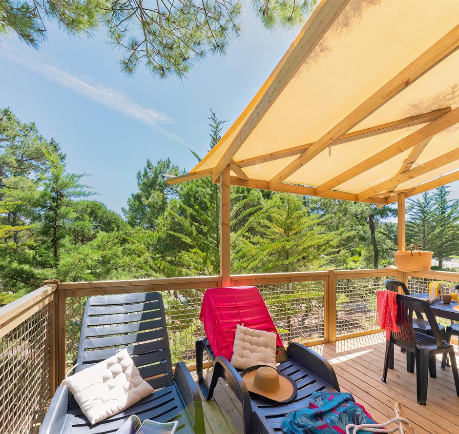 Cottage terras 2-3 pers 4 bloemen 