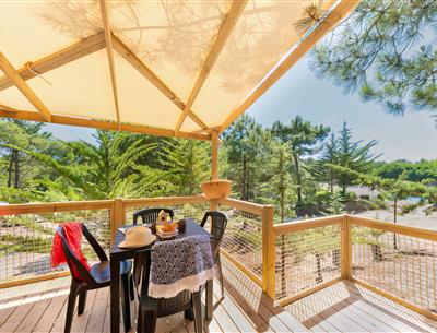 Cottage terras 2 pers 4 bloemen