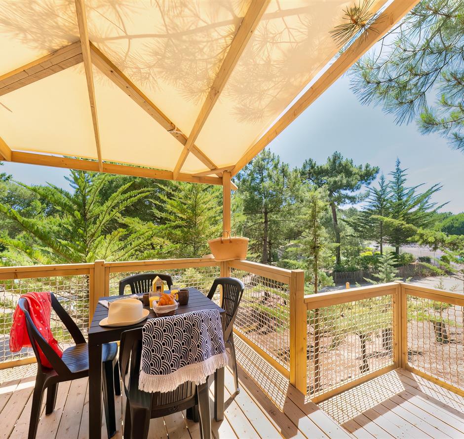 Cottage terras 2 pers 4 bloemen 