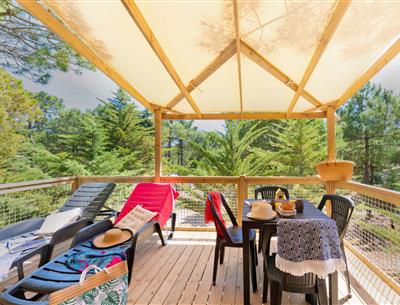 Cottage terras 2-3 pers 4 bloemen