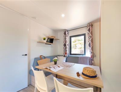Woonkamer van de Cottage 6 personen 3 bloemen