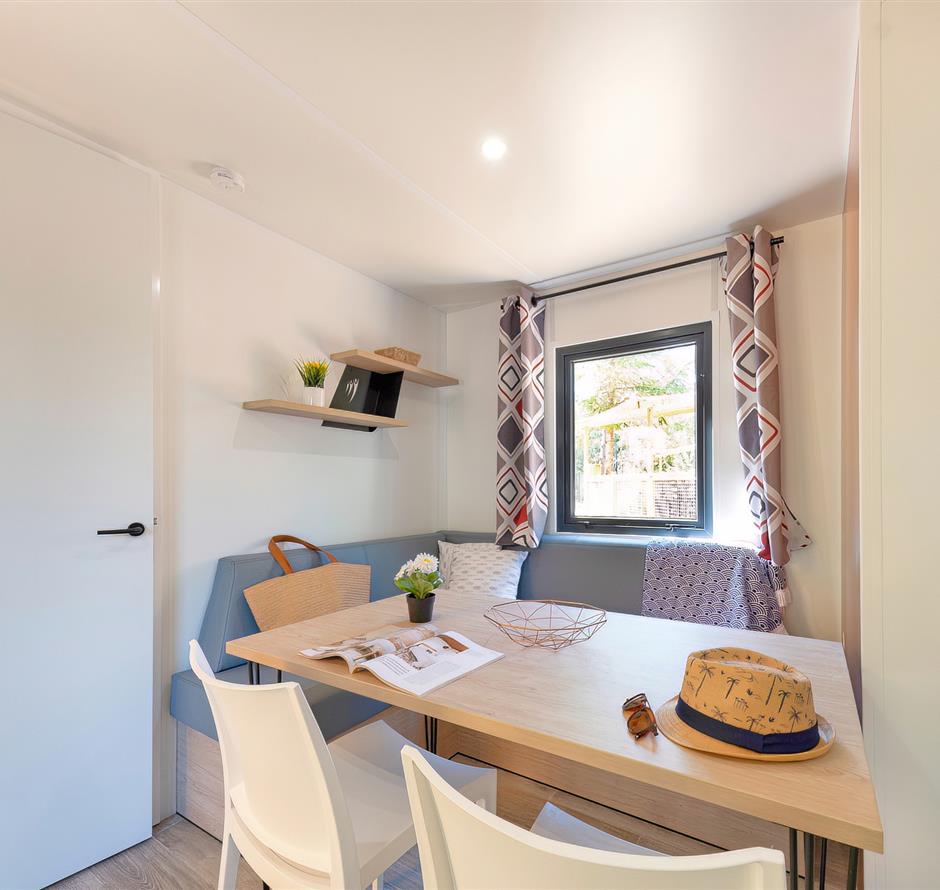 Woonkamer van de Cottage 6 personen 3 bloemen 