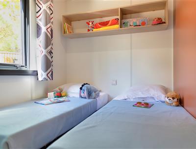 Slaapkamer van de Cottage 6 personen 3 bloemen