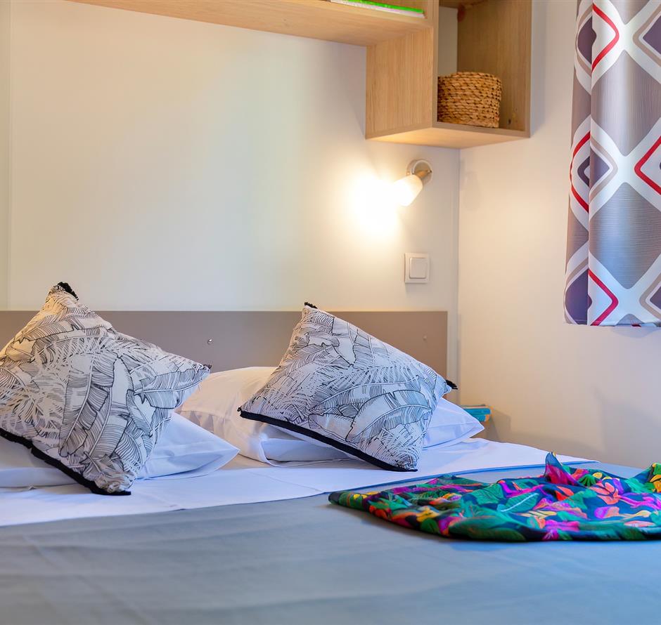 Slaapkamer van de Cottage 6 personen 3 bloemen 