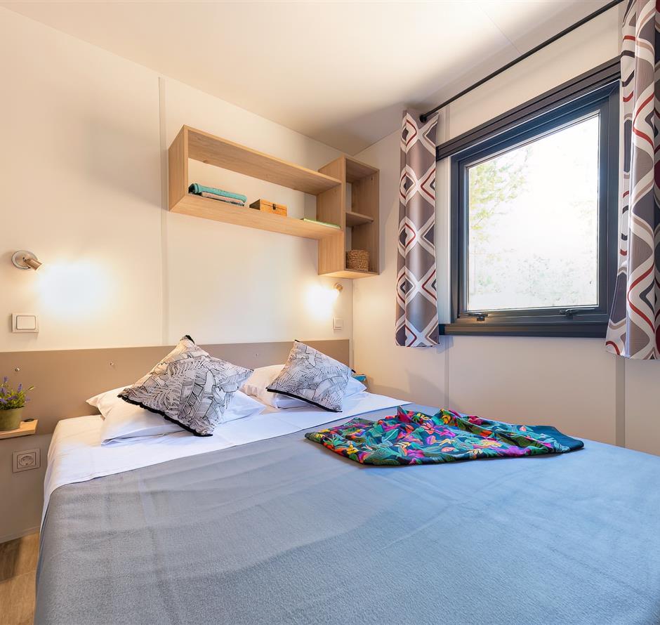 Slaapkamer van de Cottage 6 personen 3 bloemen 