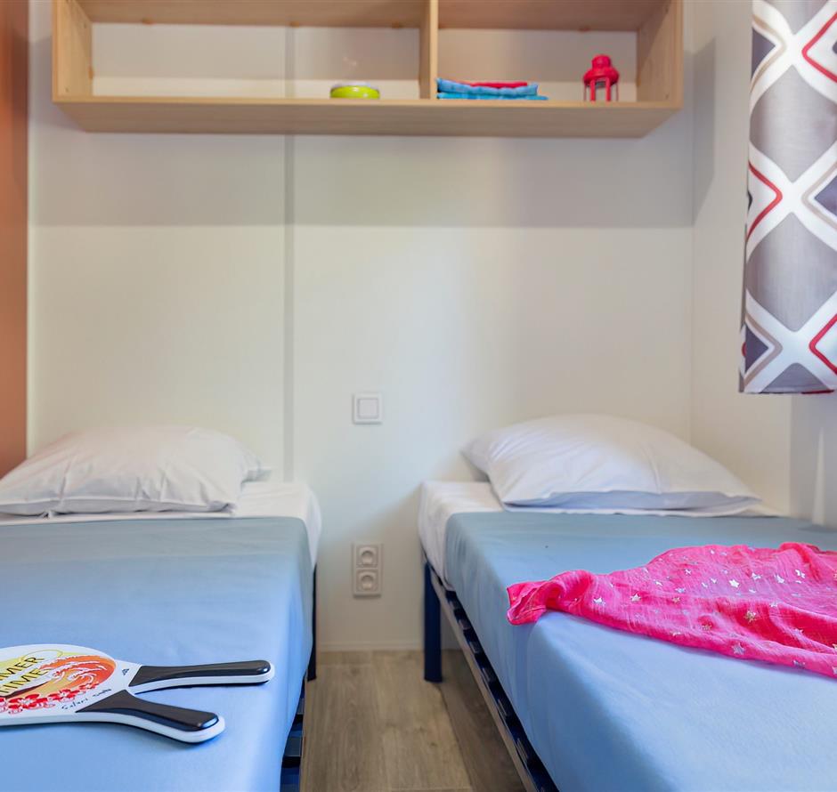 Slaapkamer van de Cottage 6 personen 3 bloemen 