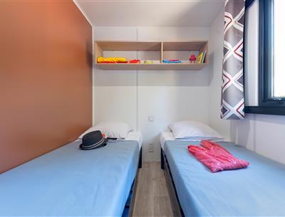 Slaapkamer van de Cottage 6 personen 3 bloemen