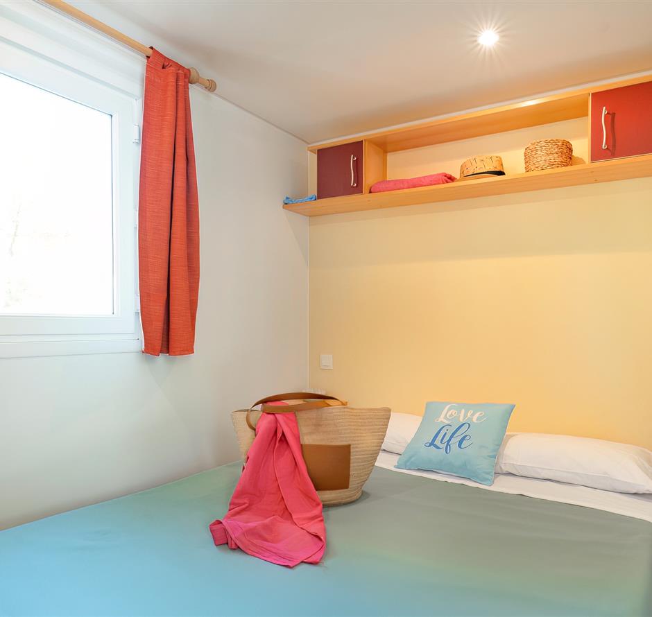Slaapkamer van de Cottage 4 pers 2 bloemen 