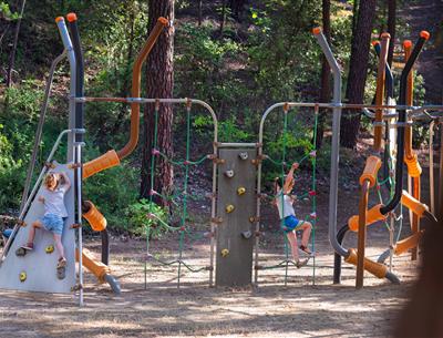 kinderspeeltuin op Camping Les Sirènes