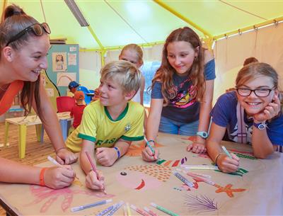 Handmatige activiteiten voor kinderen op Camping Les Sirènes
