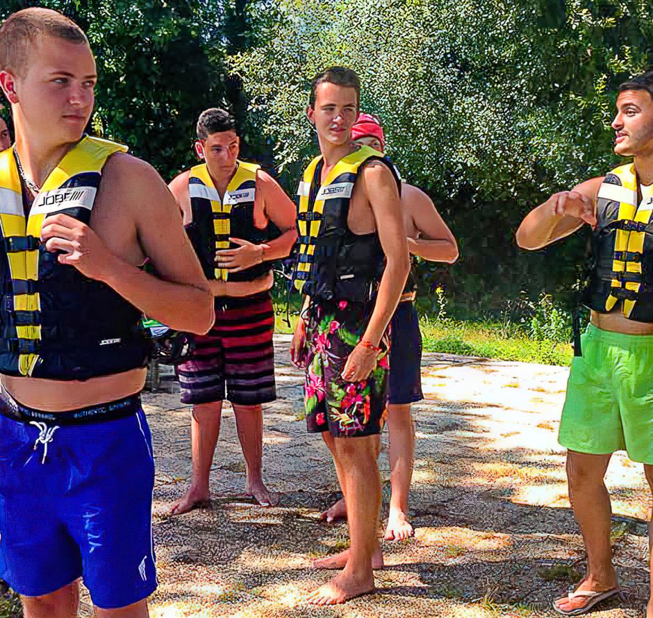 tienerclub aan het strand van Saint-Jean-de-Monts 