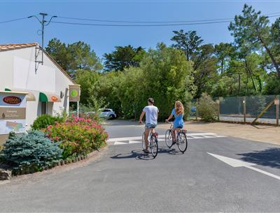 Fietspaden in Saint Jean de Monts in de Vendée in de buurt van de 3-sterren camping Les Sirènes