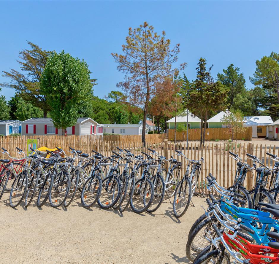 Fietspaden in Saint Jean de Monts in de Vendée in de buurt van de 3-sterren camping Les Sirènes 