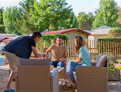 Ontbijtservice op Camping Les Sirènes