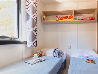 Woonkamer van de Cottage 6 personen 3 bloemen