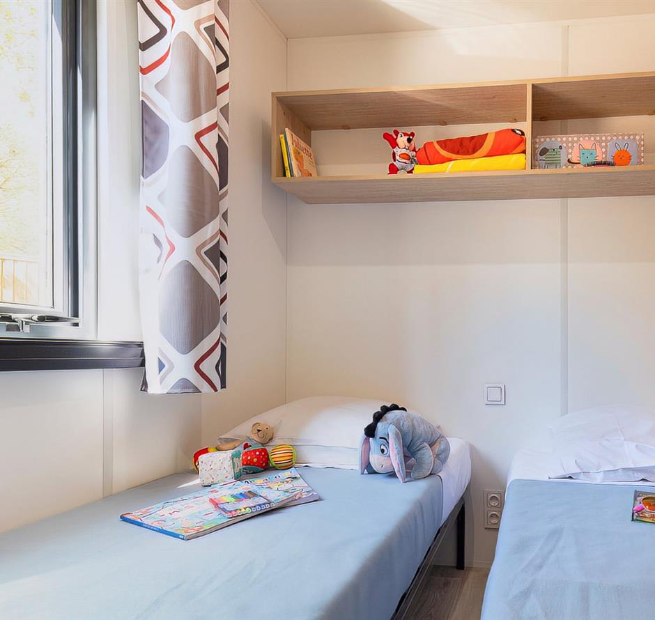 Woonkamer van de Cottage 6 personen 3 bloemen 