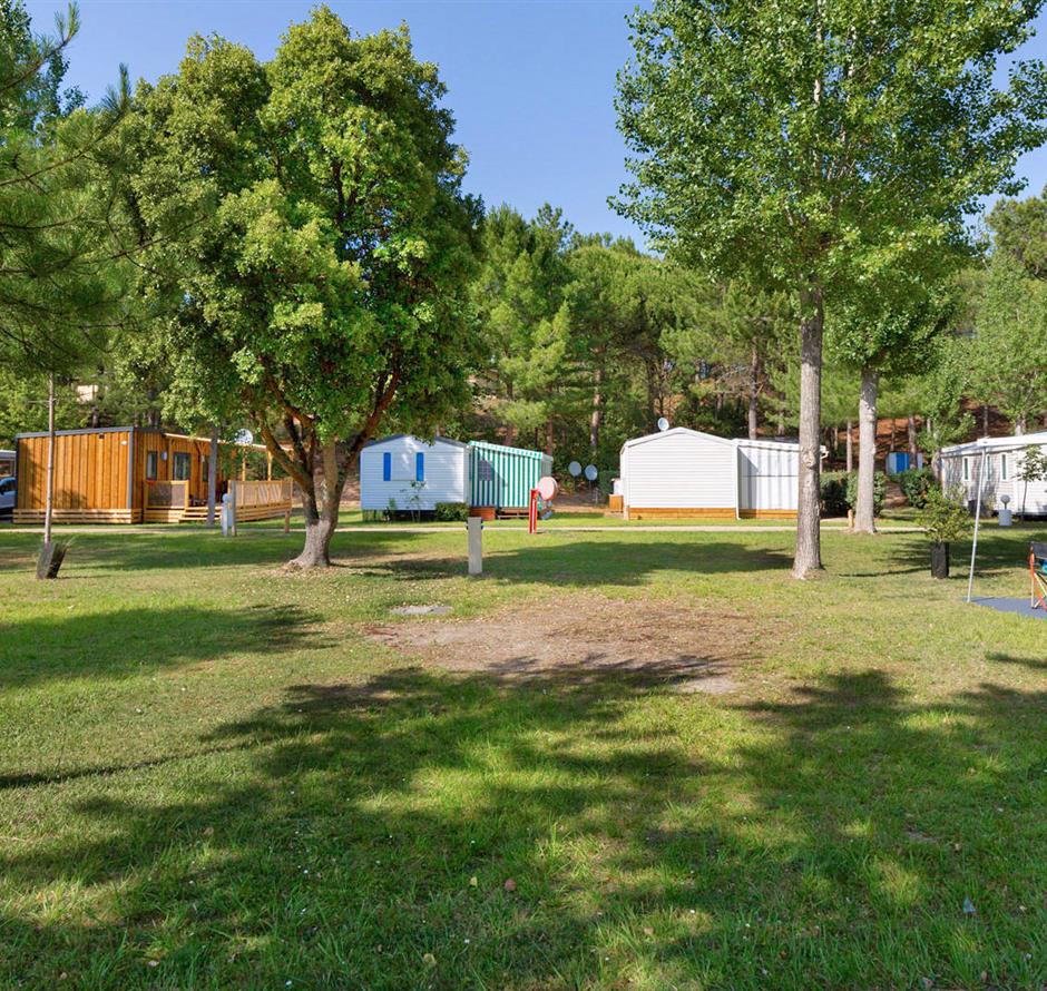 Kale staanplaatsen zonder stroom op camping Les Sirènes in Saint-Jean-de-Monts 