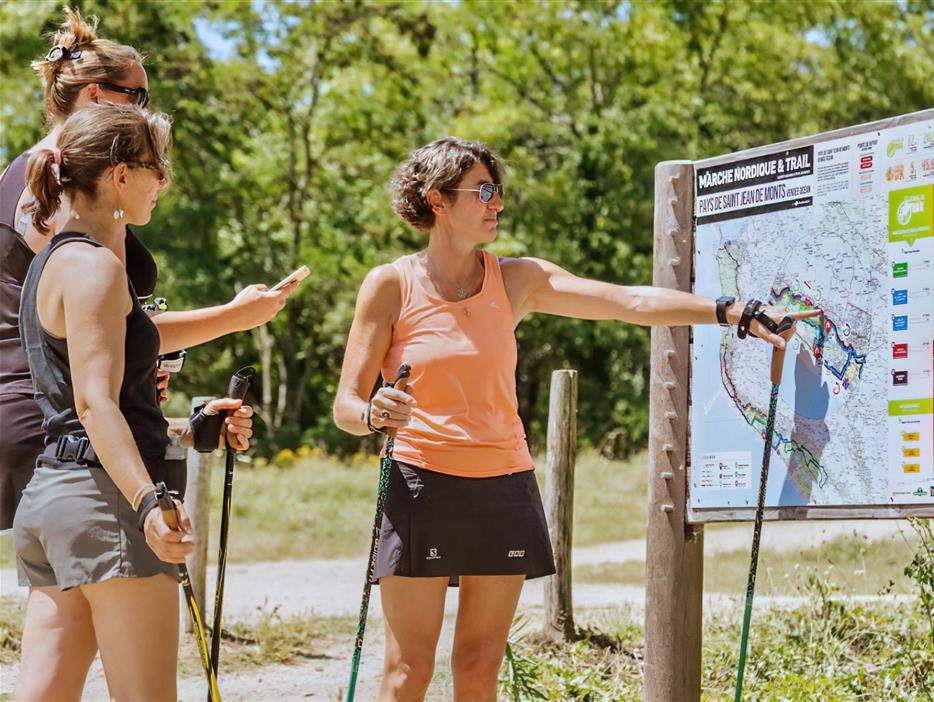 Nordic walking-route Saint-Jean-de-Monts in de Vendée nabij de 3-sterren camping Les Sirènes - CAMPING**** Les Sirènes