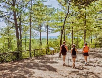 Nordic walking-route Saint-Jean-de-Monts in de Vendée nabij de 3-sterren camping Les Sirènes