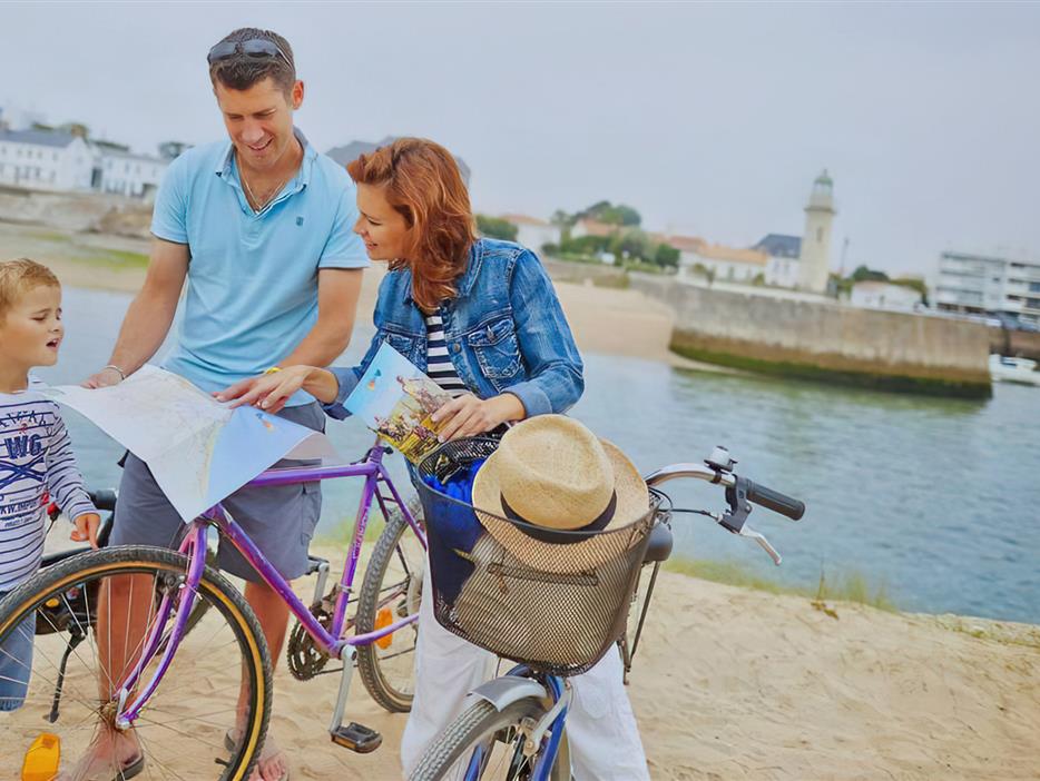 Fietspaden in Saint Jean de Monts in de Vendée in de buurt van de 3-sterren camping Les Sirènes - CAMPING**** Les Sirènes