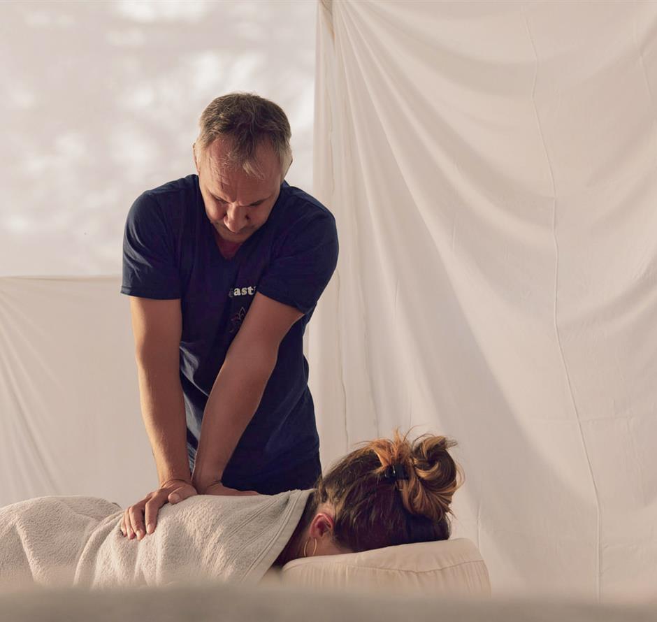 Wellnessmassage op 4-sterrencamping Les Sirènes in Saint-Jean-de-Monts 