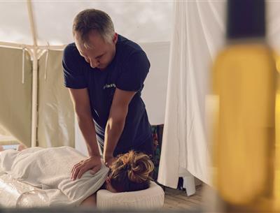 Wellnessmassage op 4-sterrencamping Les Sirènes in Saint-Jean-de-Monts