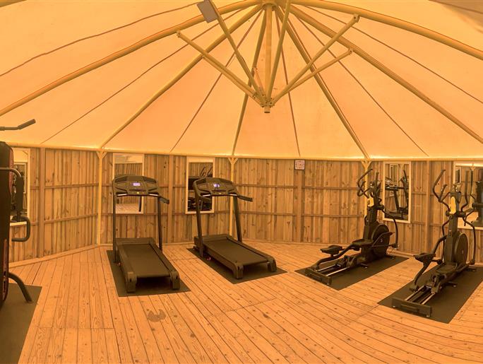 Fitnessruimte op 4-sterrencamping Les Sirènes in Saint-Jean-de-Monts