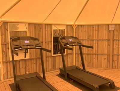 Fitnessruimte op 4-sterrencamping Les Sirènes in Saint-Jean-de-Monts