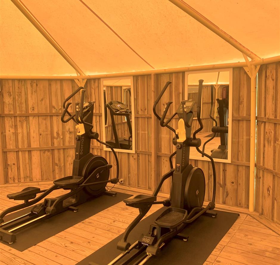 Fitnessruimte op 4-sterrencamping Les Sirènes in Saint-Jean-de-Monts 