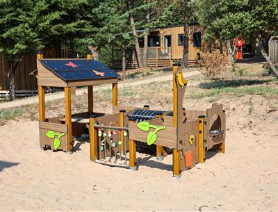 kinderspeeltuin op Camping Les Sirènes