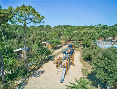 kinderspeeltuin op Camping Les Sirènes