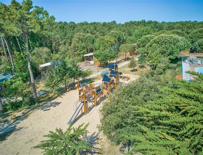 kinderspeeltuin op Camping Les Sirènes