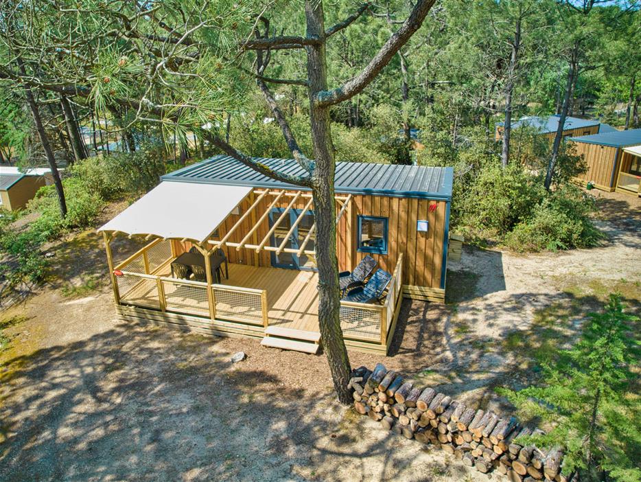 Cottage 4 personen 2 slaapkamers 2 badkamers 4 bloemen - CAMPING**** Les Sirènes