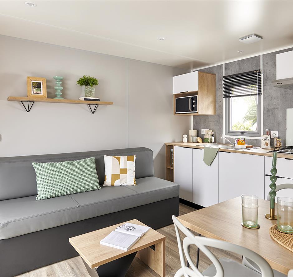 Keuken van de 4-persoons premium cottage 
