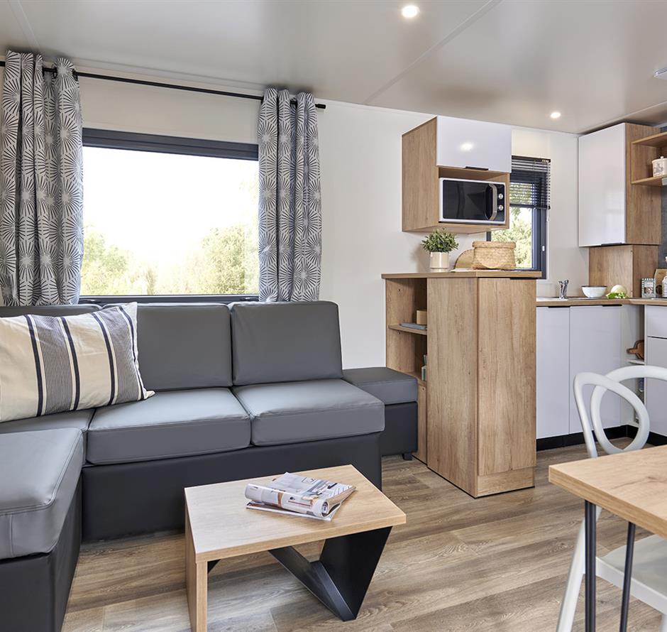 Keuken van de 6 persoons premium cottage 